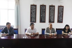 甘肃省理工中专陆生春校长一行来我院考察交流工作