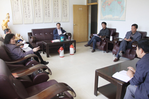 省委第二十督导组莅临我院督导检查教育实践活动工作