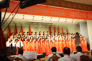 学院组队参加武威市纪念“五四”运动92周年青春歌会