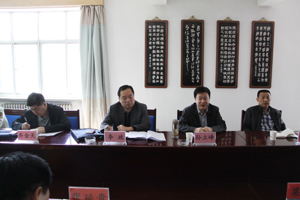 省高校后勤服务保障第三检查组来学院检查指导工作