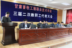 学院召开第三届教职工代表大会第二次会议