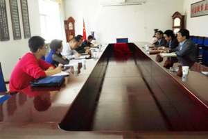 省教育厅检查组莅临我院检查后勤服务保障工作