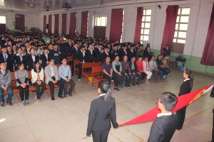 学院隆重举行纪念“五·四”运动97周年大会暨新团员入团宣誓大会