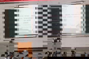 学院举行大学生征兵工作站授牌仪式暨征兵宣传动员大会