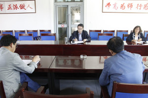 学院党委书记李慕堂深入全院各部门调研指导工作