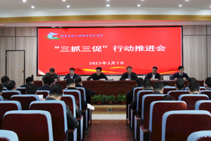“ 三抓三促 ” 行动进行时 ‖ 学校召开“三抓三促”行动推进会