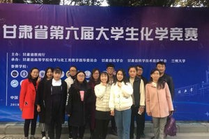 我院学子在甘肃省第六届大学生化学竞赛中获得三等奖