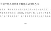 3  大学生第二课堂素质教育活动考核办法