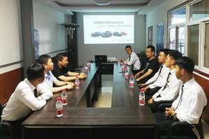 副校长王祎才一行前往天水新长安汽车销售有限公司访企拓岗