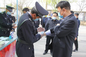 省教育厅督导组来我院检查指导疫情防控和开学准备工作