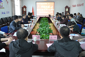 陇南市职业教育考察组一行莅临学院考察交流